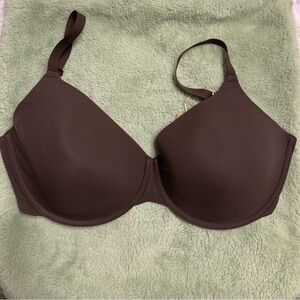 NWT SKIMS Fits Everybodyy T-Shirt Demi Bra 32H in Espresso Brown